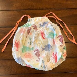 Pink Chicken New York baby girls romper!